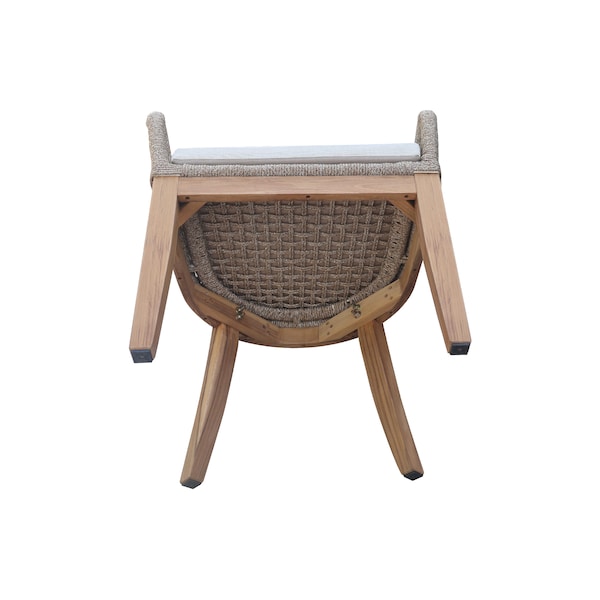 International Concepts Outdoor Patio Dining Chair with Cushions, 2PK - ODC-300P