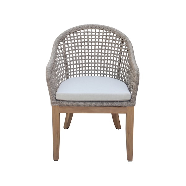 International Concepts Outdoor Patio Dining Chair with Cushions, 2PK - ODC-300P