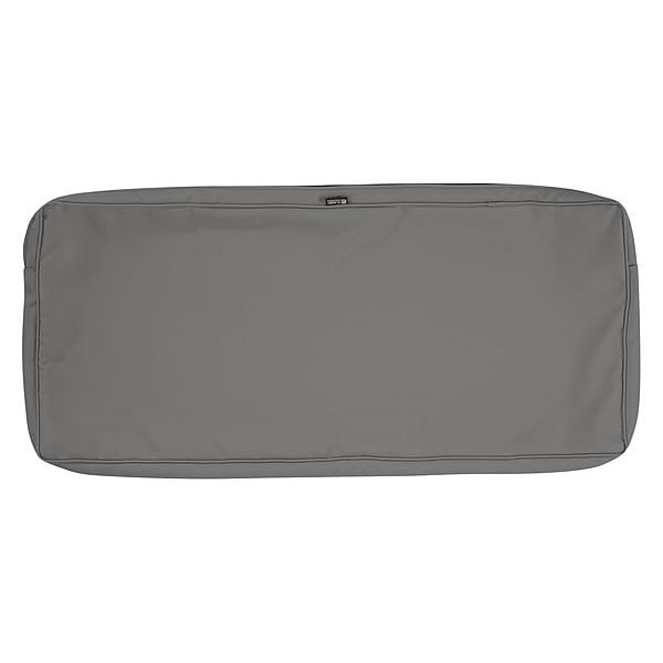 Classic Accessories Montlake Bench/Sette Cushion Slipcover, Light Charcoal, 18"x54" - 60-301-010801-RT