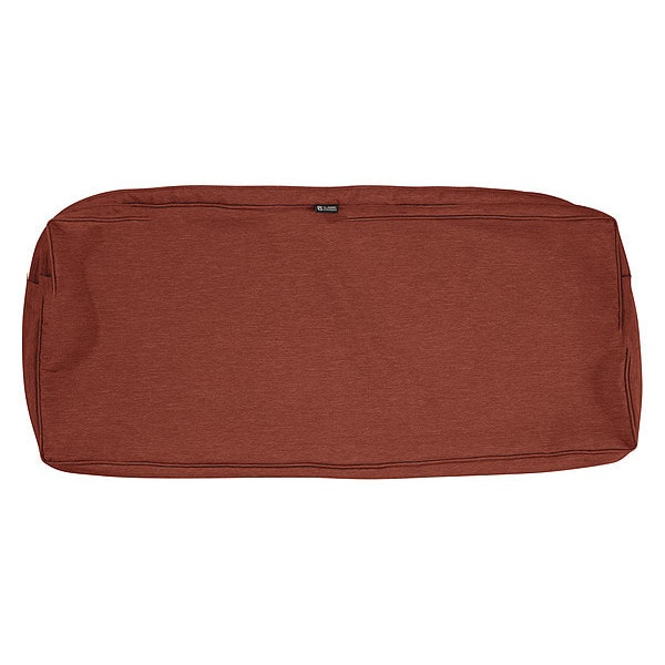 Classic Accessories Montlake Bench/Sette Cushion Slipcover, Heather Henna, 18"x54" - 60-279-016601-RT