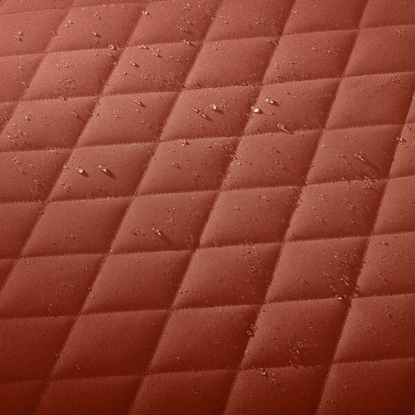 Classic Accessories Montlake Quilted Patio Cushion, Spice, 25"x22"x4" - 62-028-QSPICE-EC