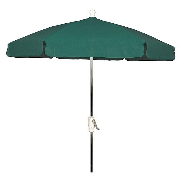 Fiberbuilt Garden Umbrella Crank Ba, Green, 7.5 ft. - 7GCRA-FOREST GREEN