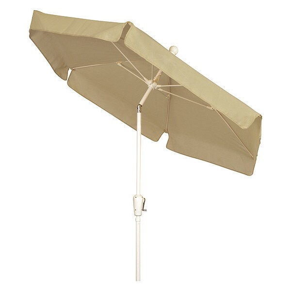 Fiberbuilt Garden Tilt Umbrella CrankW/Beige, 7.5 ft. - 7GCRW-T-BEIGE