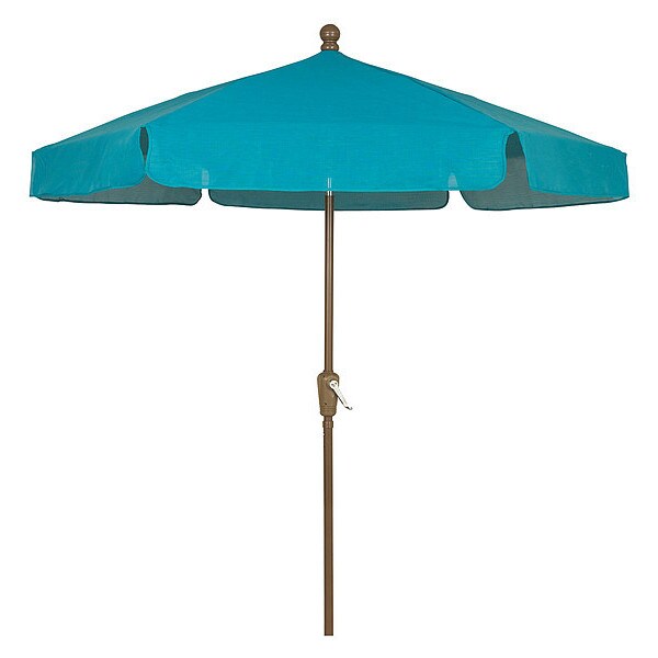 Fiberbuilt Garden Umbrella Crank Cb, Teal, 7.5 ft. - 7GCRCB-TEAL