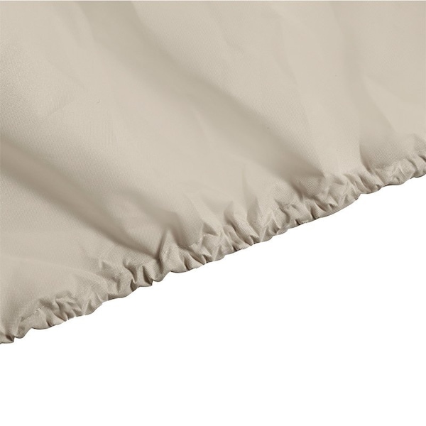 Mr. Bar-B-Q Furniture Cover, 8.66 in L, 12.8 in W, 15.95 in H, Elastic, Taupe - 07837BB