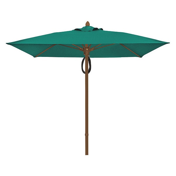 Fiberbuilt Market Umbrella 4Rib Pulley Pin, Teal, 7.5ft. - 7SQMPPCB-5456