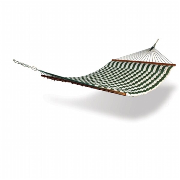 Grilltown KingsPond   Green and White Striped Hammaka Pillow Hammock - GR3557249