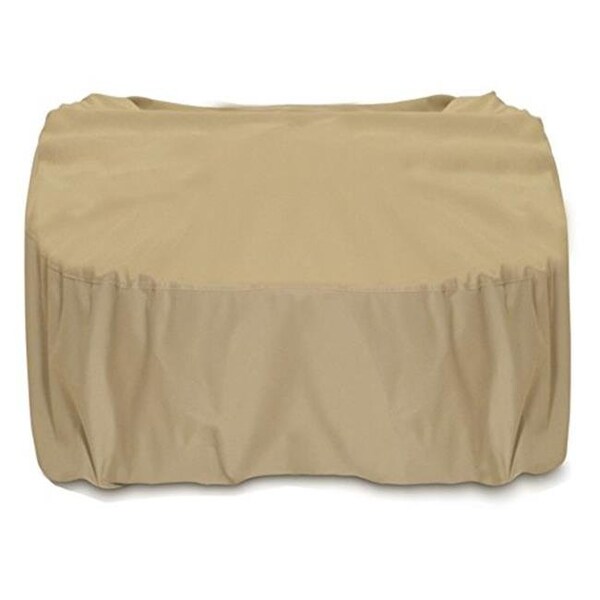 Smart Solar Smart Solar 2D-FP44445 Two Dogs Designs 44 in. Square Fire Pit Cover - Khaki - 2D-FP44445