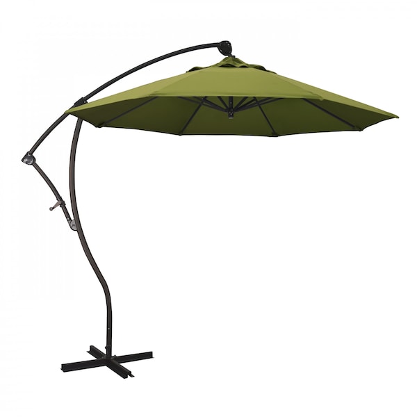 California Umbrella Cantilever, Bronze Aluminum Pole, 9 Ft., Ol - 194061010358