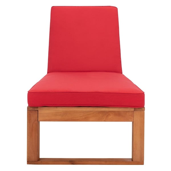 Safavieh Solano Sunlounger, Natural & Red - PAT7024R