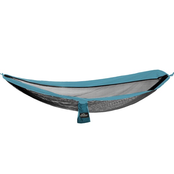 Castaway Double Travel Hammock, Mesh Blue/Gray - PA-8061