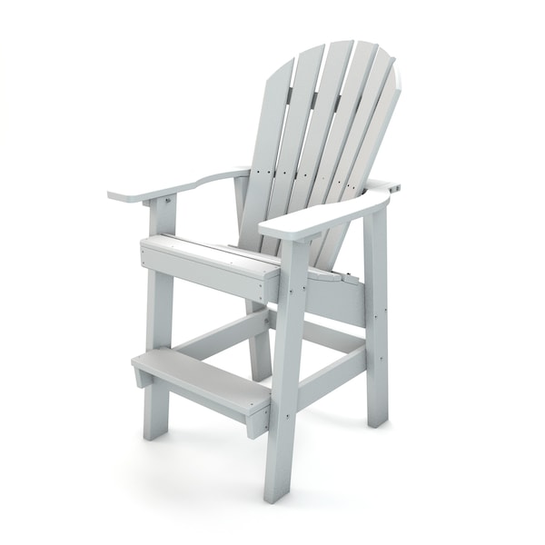 Frog Furnishings White Clearwater Adirondack Chair - PB ADCLRWHI