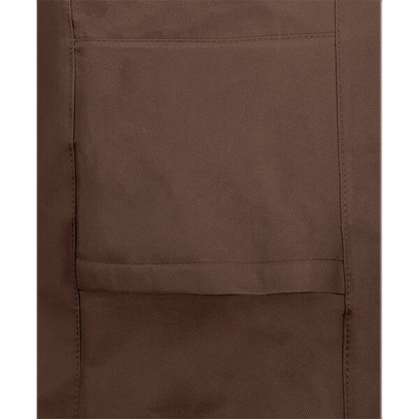 Mr. Bar-B-Q Premium Patio Cover, 120 in L, 90 in W, 40 in H, Polyethylene, Brown - 07843BB