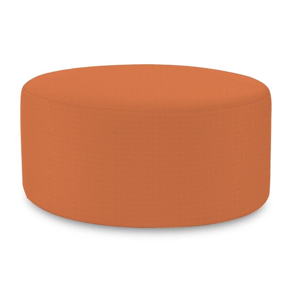 Howard Elliott Universal Round Ottoman Cover sunbrella Outdoor seascape Canyon - QC132-297