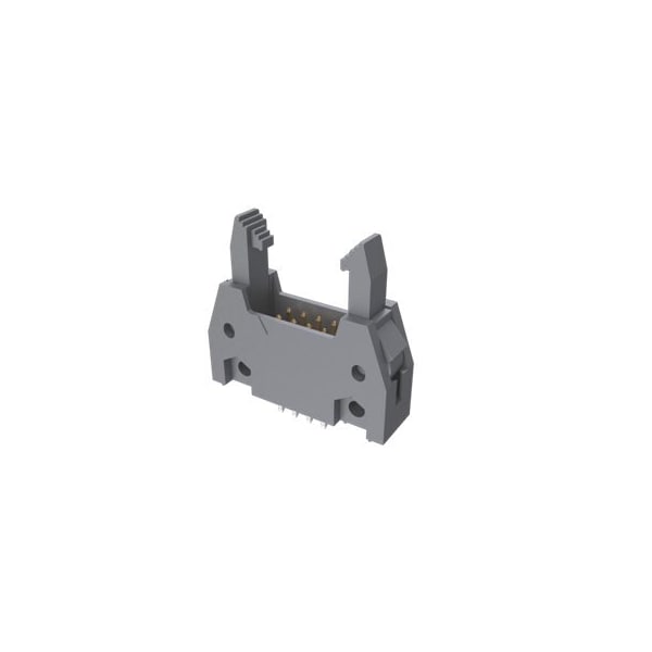 Fci Board Connector, 8 Contact(S), 2 Row(S), Male, Straight, 0.1 Inch Pitch, Solder Terminal, Latch & - 71918-108LF