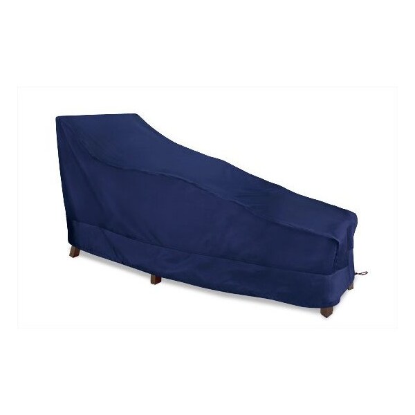Eevelle Meridian Day Chaise Lounge Cover, Navy, 34 in L x 30 in W x 82 in H - MDCHSLNG_34W_82L_30H-NVY
