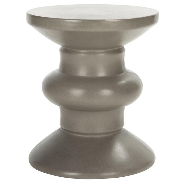Safavieh Jiraiya Concrete Stool, Grey - VNN1033A