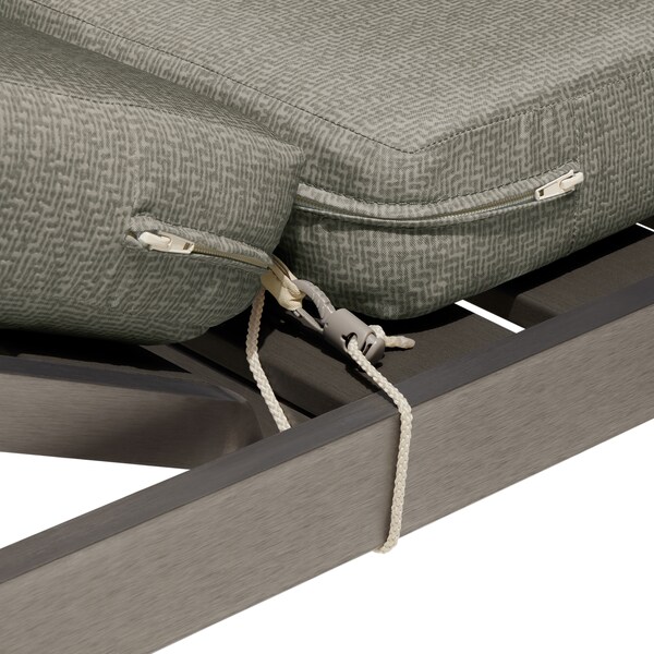 Classic Accessories Weekend 72" x 21" x 3" Outdoor Chaise Cushion, Moon Rock - CMRCE72213
