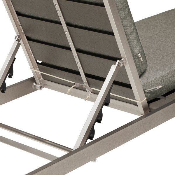 Classic Accessories Weekend 72" x 21" x 3" Outdoor Chaise Cushion, Moon Rock - CMRCE72213
