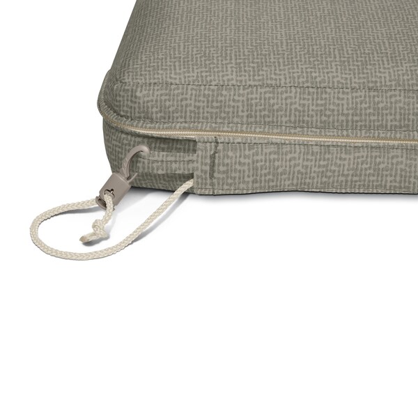 Classic Accessories Weekend 72" x 21" x 3" Outdoor Chaise Cushion, Moon Rock - CMRCE72213