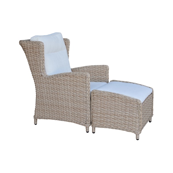 International Concepts Outdoor Patio Lounge Chair with Cushion - ODC-421C