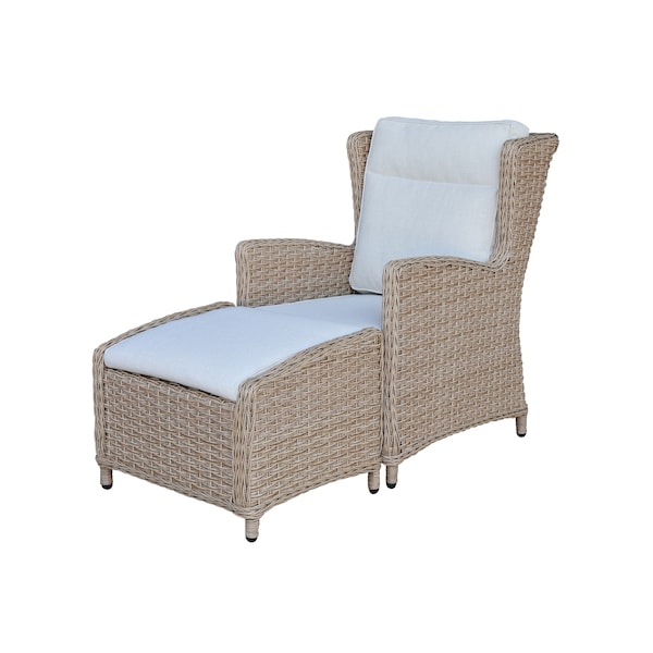 International Concepts Outdoor Patio Lounge Chair with Cushion - ODC-421C