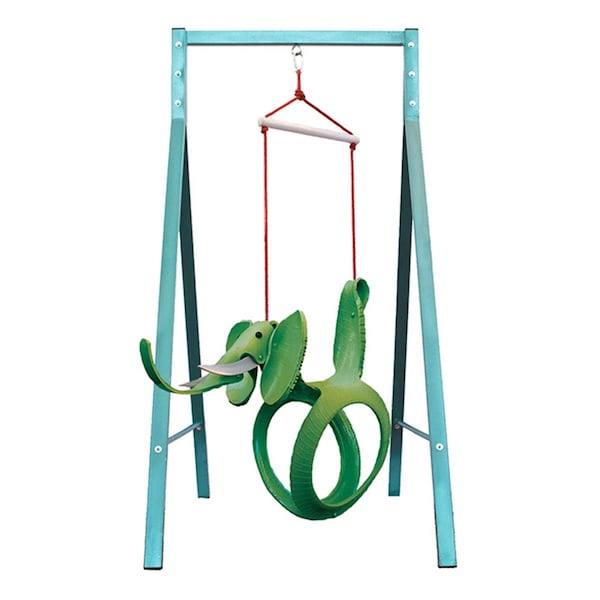 Perfectpatio Elephant Tire Swing - Green - PE2652134