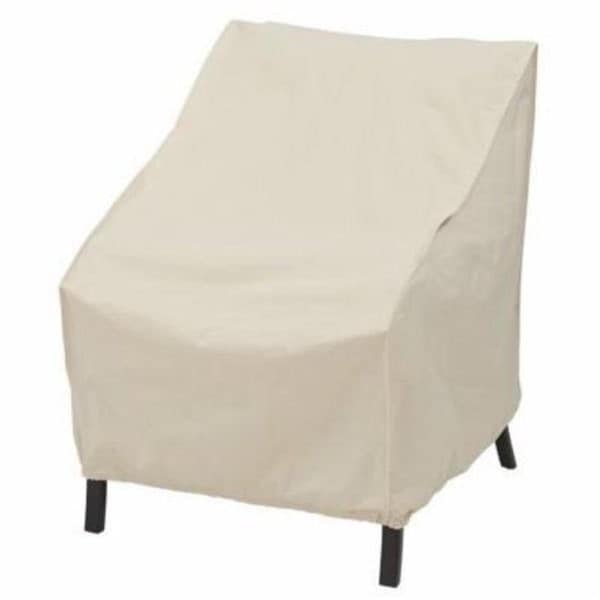 Gardencare 28 x 33 x 33 in. 600 x 300D PE Elastic Taupe Poly Chair Cover - GA3244517