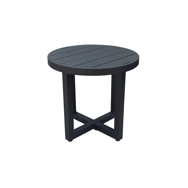 International Concepts Outdoor 2 Piece Patio Furniture Set with an End Table and Swivel Rocking Chair - KODOT-12RE-201SW