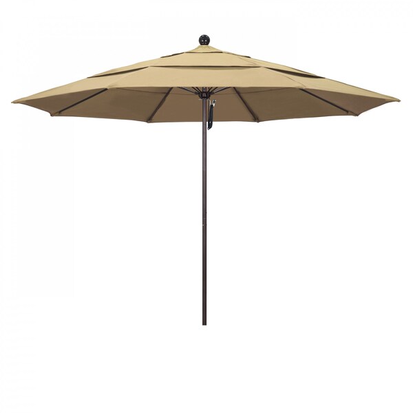 California Umbrella Patio Umbrella, Octagon, 107" H, Pacifica Fabric, Beige - 194061001561