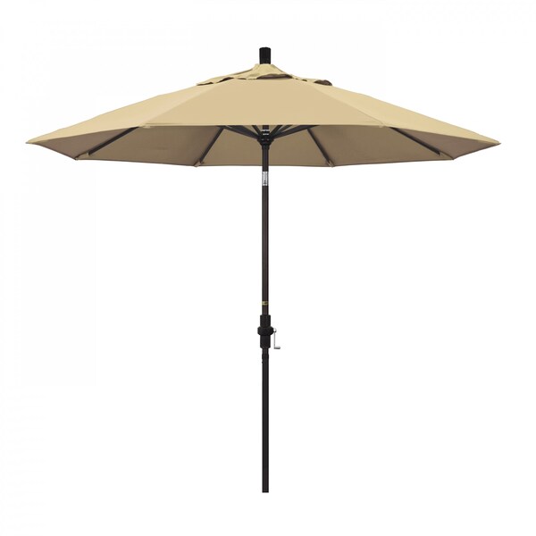California Umbrella Patio Umbrella, Octagon, 102.38" H, Pacifica Fabric, Beige - 194061017746