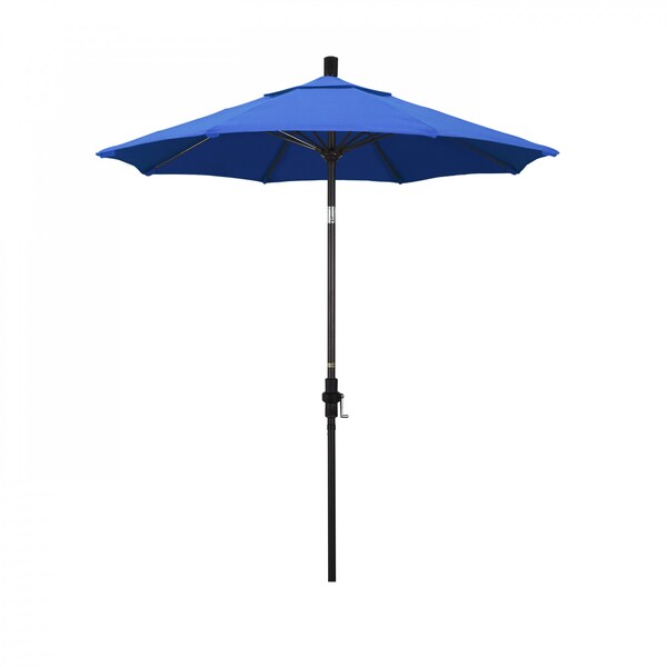 California Umbrella Patio Umbrella, Octagon, 102.5" H, Olefin Fabric, Royal Blue - 194061024348