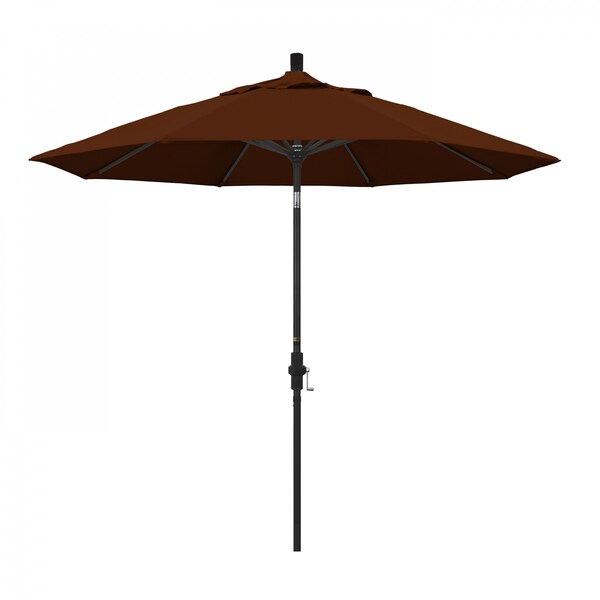 California Umbrella Patio Umbrella, Octagon, 102.38" H, Pacifica Fabric, Brick - 194061019597
