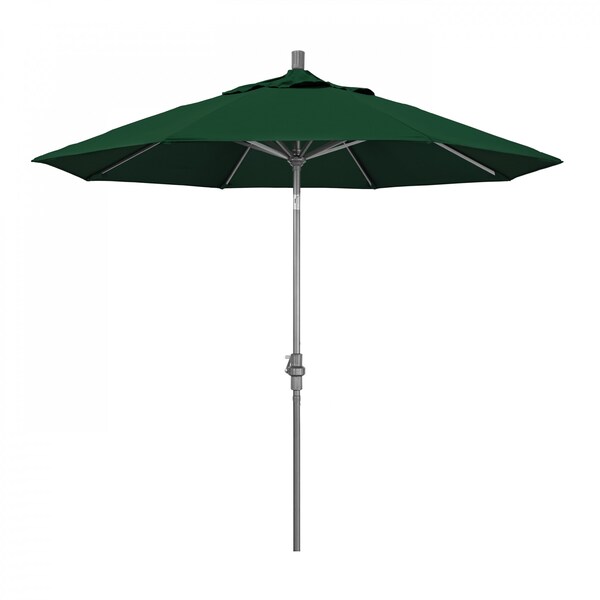 California Umbrella Patio Umbrella, Octagon, 101" H, Olefin Fabric, Hunter Green - 194061025246