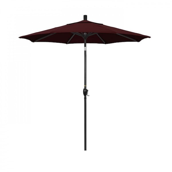California Umbrella Patio Umbrella, Octagon, 95.5" H, Pacifica Fabric, Burgundy - 194061031834