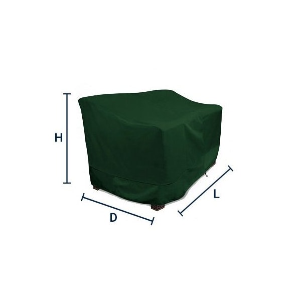 Eevelle Portofino Series - Bench / Loveseat Covers S - Hunter Green - PFCLSS-HTR