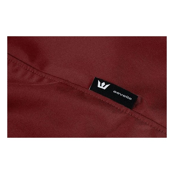 Eevelle Meridian Round Table Cover, Burgundy, 90 in L x 90 in W x 30 in H - MDTBLRND_90D_30H-BRG