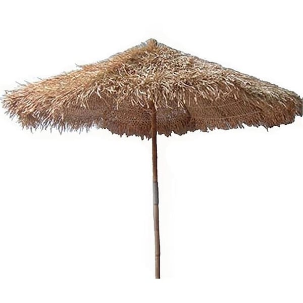 Bamboo54 Bamboo54 5607 9' Thatched Umbrella - Natural Bamboo - 5607