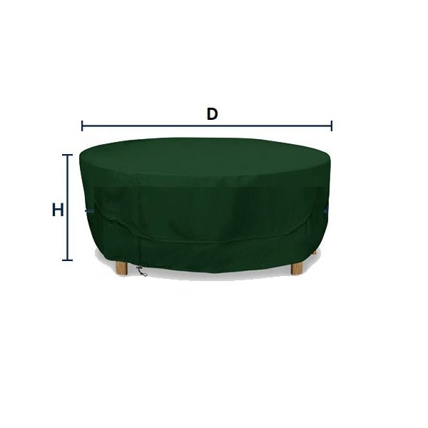 Eevelle MERIDIAN Series, Round Table  - Navy, 44L x 44W x 25.5H - MDTBLRND_44D_25H-NVY