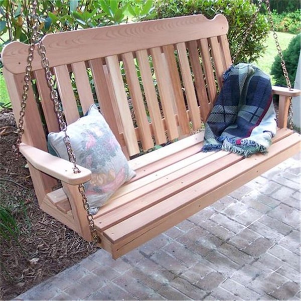 Gardencare 4 ft. Cedar Classic Porch Swing - GA3362673
