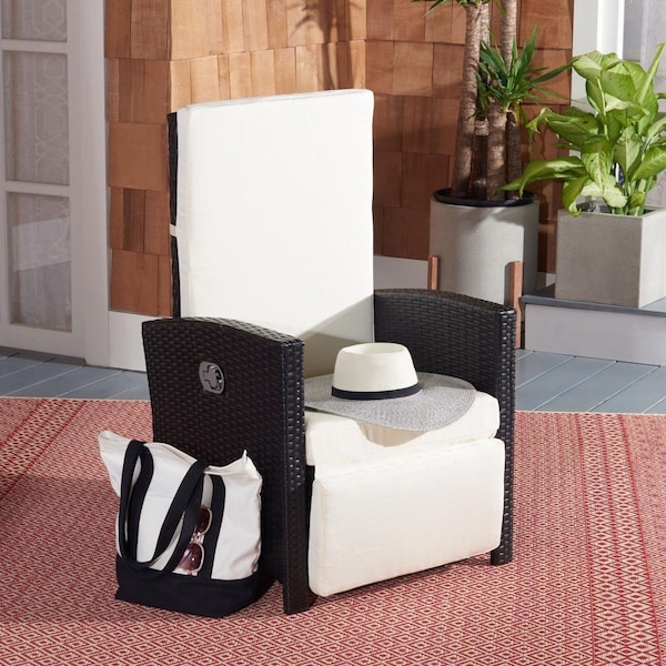 Safavieh Herdla Black & Beige Recliner Chair - PAT9021A