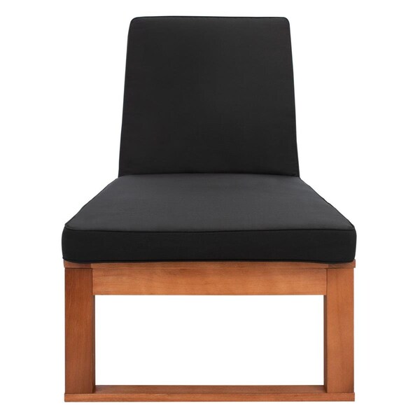 Safavieh Solano Sunlounger, Natural & Black - PAT7024X