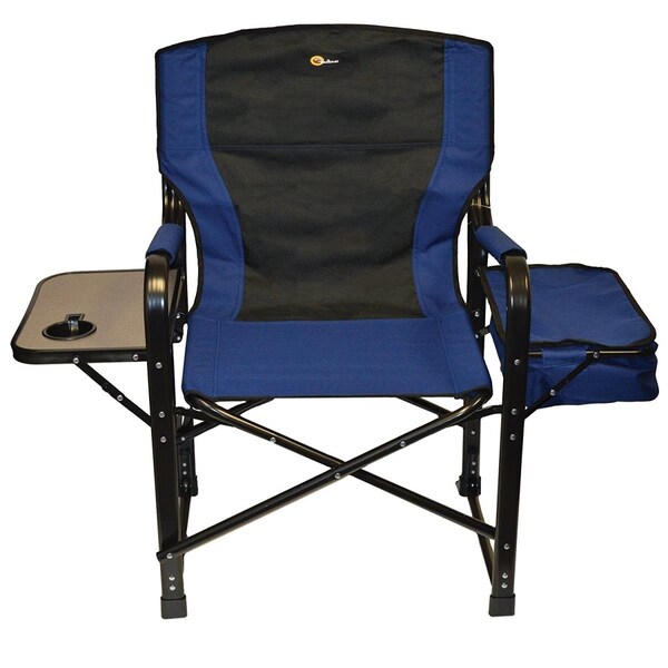 Tento Campait El Captain Director Chair with Cooler Bag - Blue - TE358720