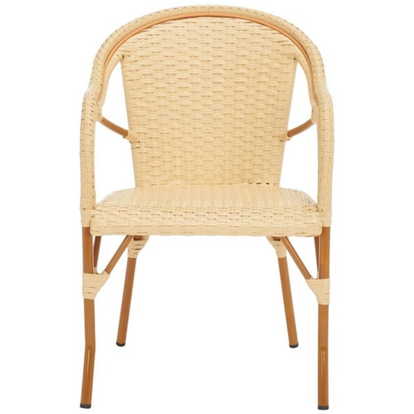 Safavieh California Outdoor Armchair, Natural, 2PK - PAT7531A-SET2