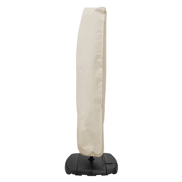 Mr. Bar-B-Q Umbrella Cover, 30 in W, 100 in H, Elastic, Taupe - 07841BBGD