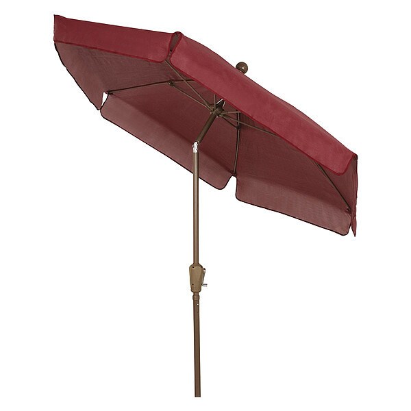 Fiberbuilt Garden Tlt Umbrella Crnk Cb, Brgndy, 7.5Ft - 7GCRCB-T-BURGUNDY