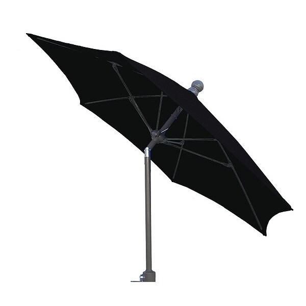 Fiberbuilt Home Patio Tilt Umbrella Crnk Cb, Blk, 9Ft - 9HCRCB-T-BLACK