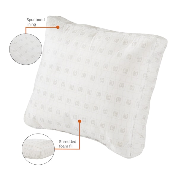 Classic Accessories Patio Lounge Chair Pillow Back Cushion Foam, 21 x 20 x 4 Inch - 61-058-019901-RT