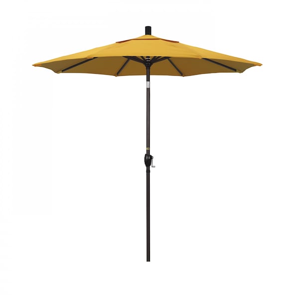 California Umbrella Patio Umbrella, Octagon, 95.5" H, Pacifica Fabric, Yellow - 194061030172