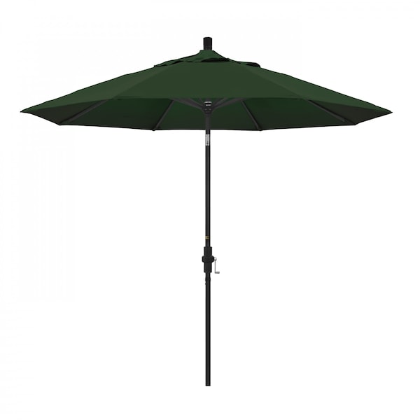 California Umbrella Patio Umbrella, Octagon, 102.38" H, Pacifica Fabric, Hunter Green - 194061019603